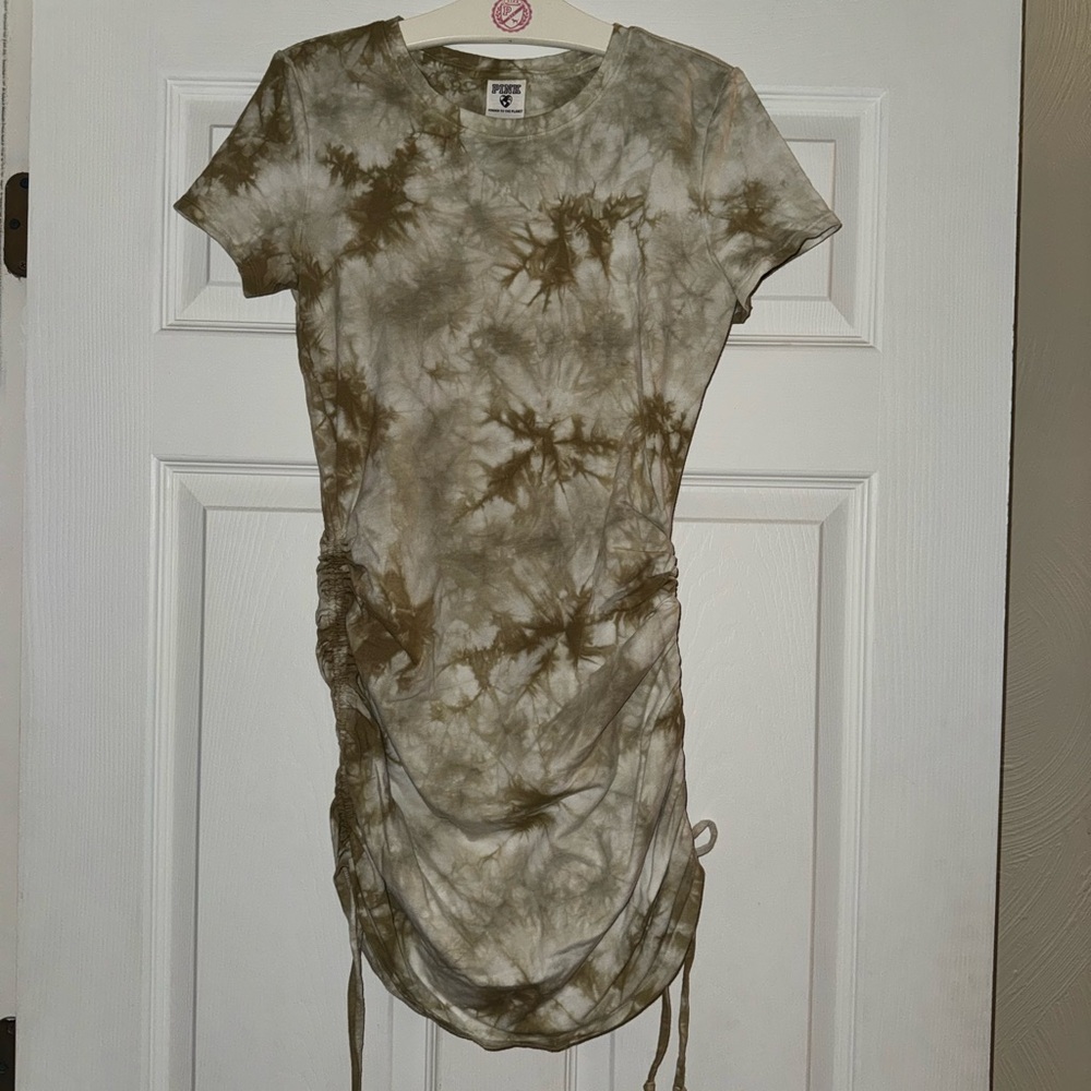 PINK Victoria's Secret Ruched Tie dress